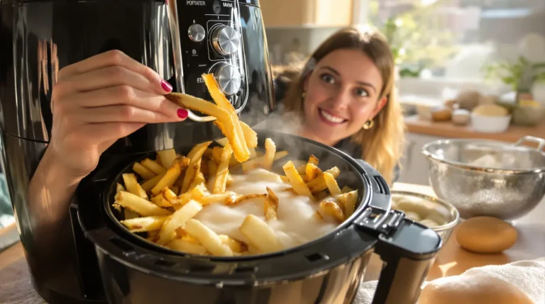 Depuis que je fais ça, mes frites à l’Airfryer sont parfaites : l’astuce de l’eau chaude enfin révélée
