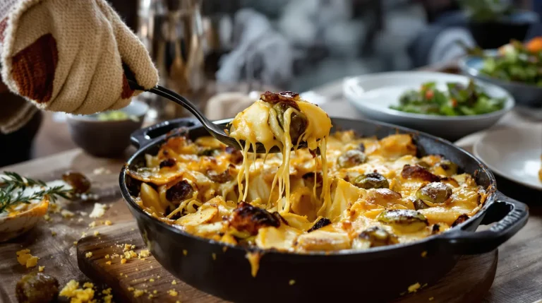 « Je le prépare chaque dimanche d’hiver » : le gratin patates-choux de Bruxelles qui a conquis ma famille
