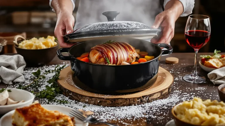 Le gigot à la cuillère d’Alain Ducasse : la recette simplissime du chef pour une viande ultra fondante