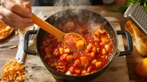 On a tous ce légume dans le frigo, et il corrige une sauce tomate acide bien mieux que le sucre