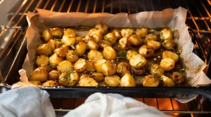 Voici comment je cuis des pommes de terre grenaille au four pour qu’elles soient bien dorées