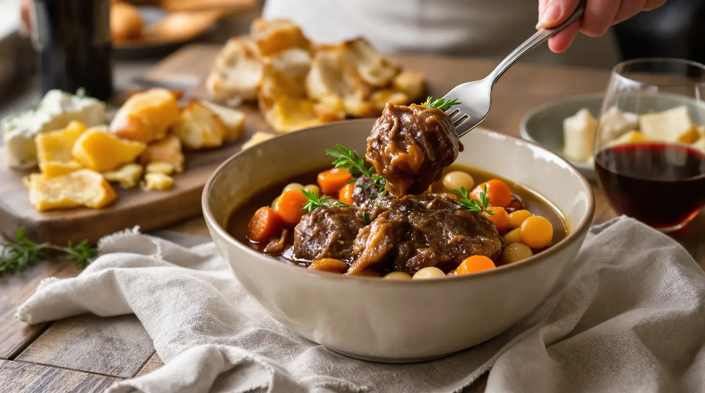 Recette joue de boeuf fondante : secrets de cuisson recette joue de boeuf fondante