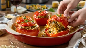 tomates farcies recette de grand-mère avec riz