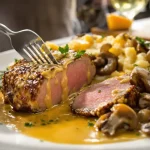 recette gastronomique filet mignon de porc moutarde
