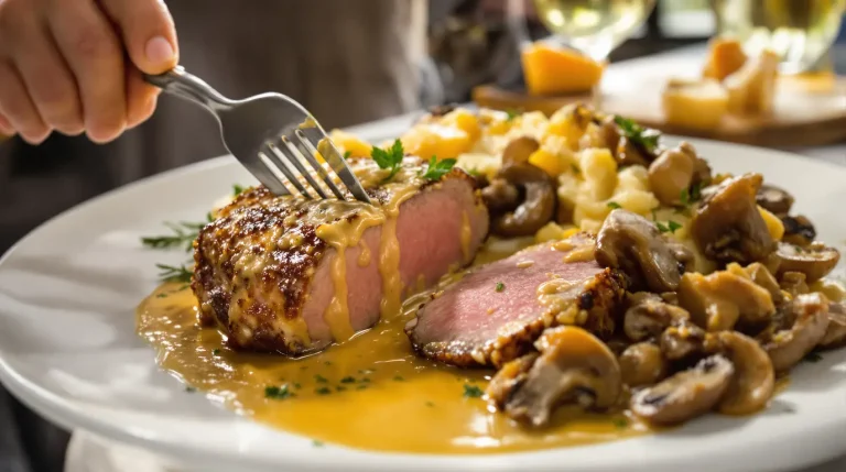 recette gastronomique filet mignon de porc moutarde