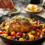 accompagnement d'un confit de canard