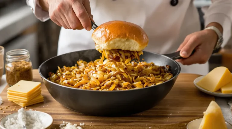 recette oignons caramélisés pour hamburger