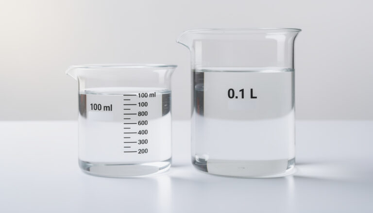 apprenez à convertir facilement 100 ml en litre grâce à des explications simples et claires. maîtrisez cette conversion pour vos besoins quotidiens.