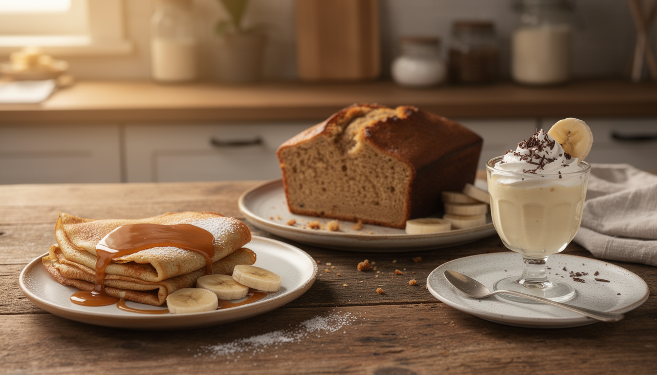 découvrez des recettes faciles et savoureuses de desserts à base de bananes pour régaler vos papilles avec des idées gourmandes à essayer chez vous.