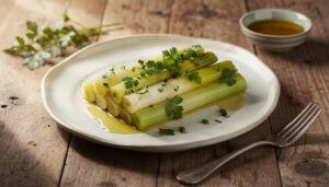 découvrez nos recettes et astuces pour préparer des poireaux vinaigrette gastronomiques et sublimer vos plats avec finesse et saveurs.